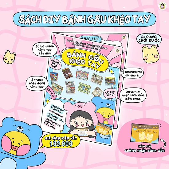 bánh gấu khéo tay