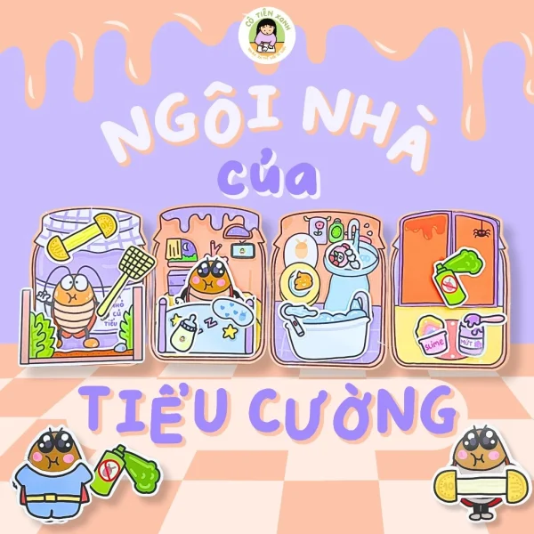 Nuôi Tiểu Cường - Tranh DIY đồ chơi giấy Cô Tiên Xanh