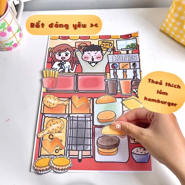 Cô Tiên Xanh Tiệm Gà Rán