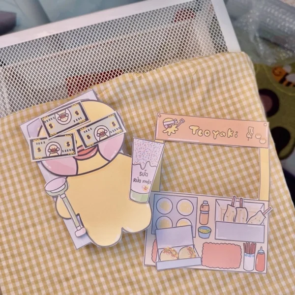 teo8 Cô Tiên Xanh Bé Tèo Đồ Chơi Giấy